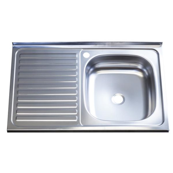 Stainless Steel Sink 500 x 800 mm lime-fre EC 216 D