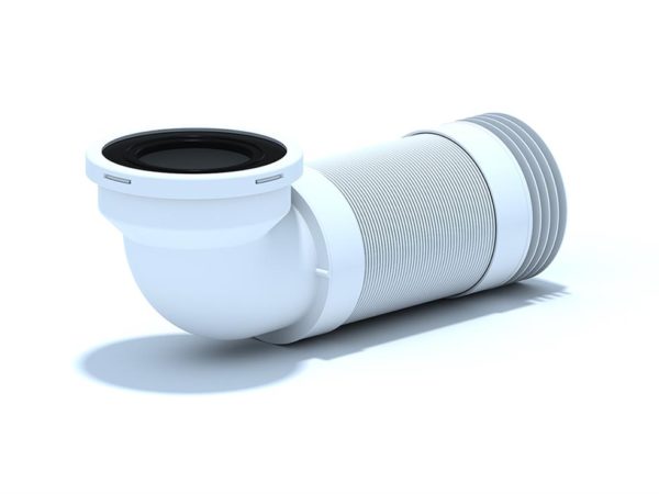 Flexible WC Pan Connector 90°  x 300-750mm K729R