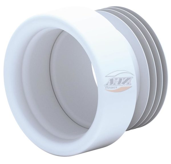 Straight Rigid WC Pan Connector W00210