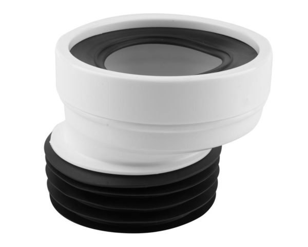 20 mm Offset WC Pan Connector Ø 90/110