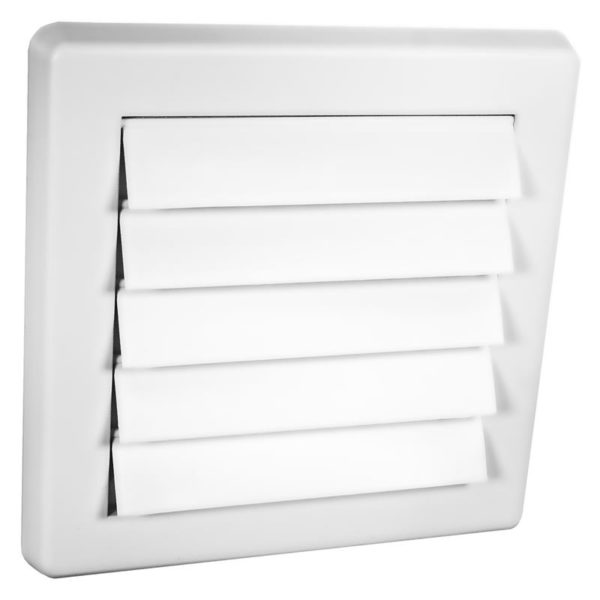 Plastic Ventilation Grill  mm with Flap
