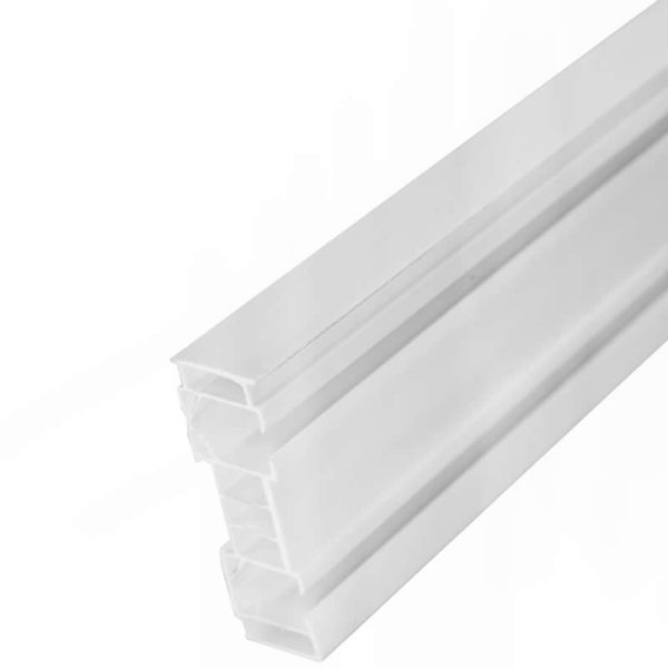 Double PVC Curtain Rail