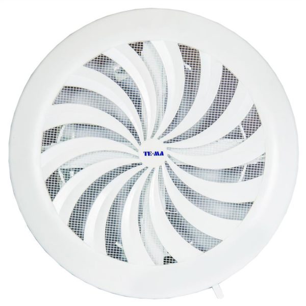 Round Plastic Adjustable Ventilation Grill Ø 80 - 150 mm