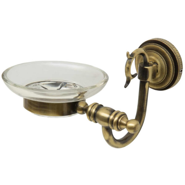 Glass Soap Holder, wall-mount